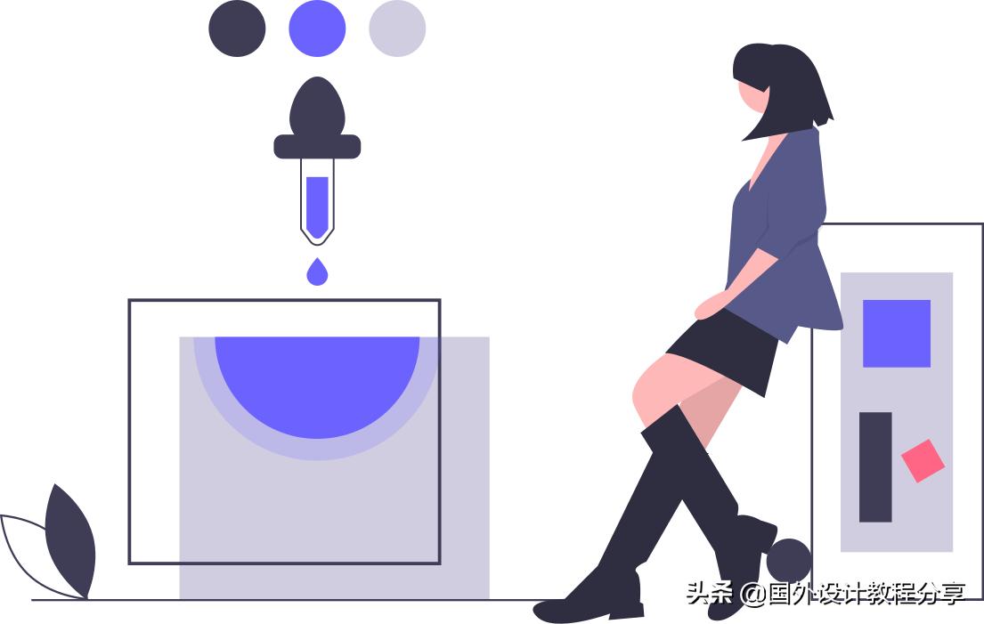 扁平矢量插画教程,矢量扁平插画怎么画