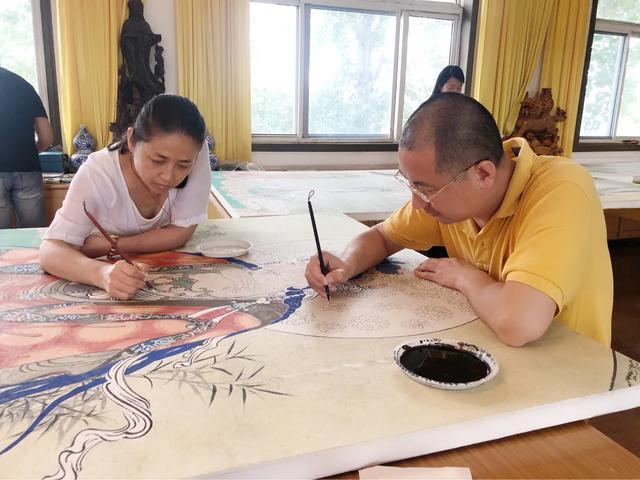 观音菩萨三十二像工笔画,观世音菩萨画像工笔画