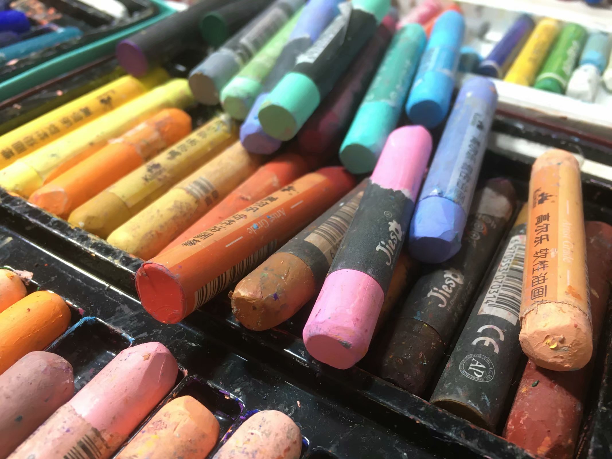 油画棒绘画入门零基础风景图教程,用油画棒画油画写实系列