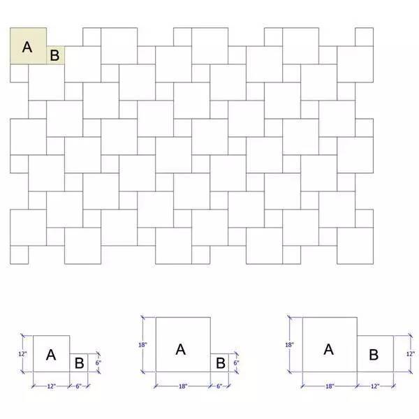 客厅瓷砖75*150铺贴效果图,十六种瓷砖铺贴方法