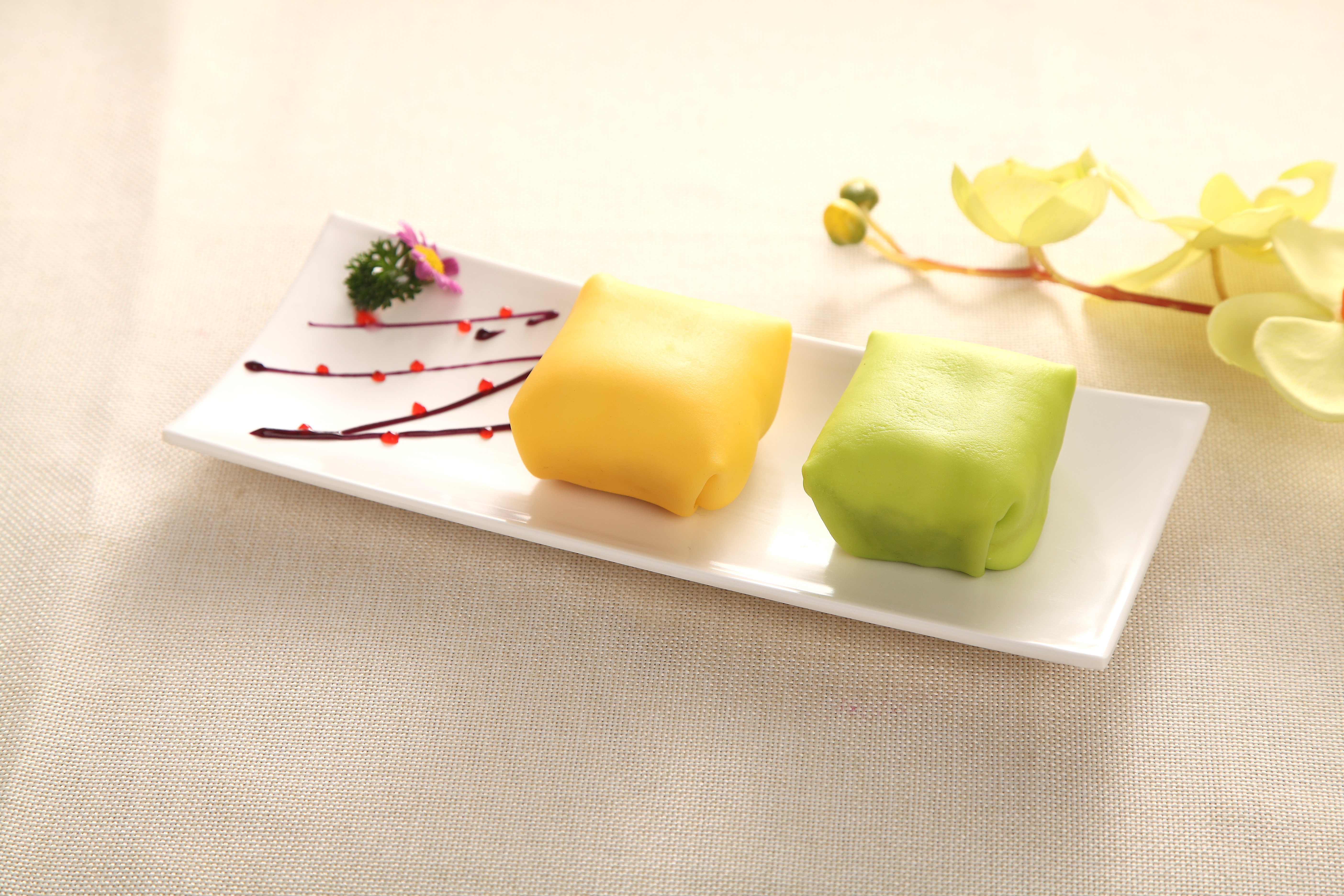 芒果班戟淡奶油打发教程,班戟甜品制作教程