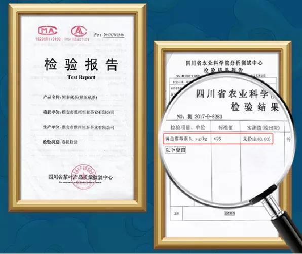 黑茶黄曲霉素的比例,黑茶中有黄曲霉毒素吗