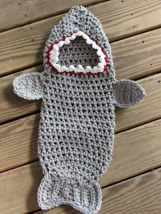 睡袋钩织,钩睡袋花样图解