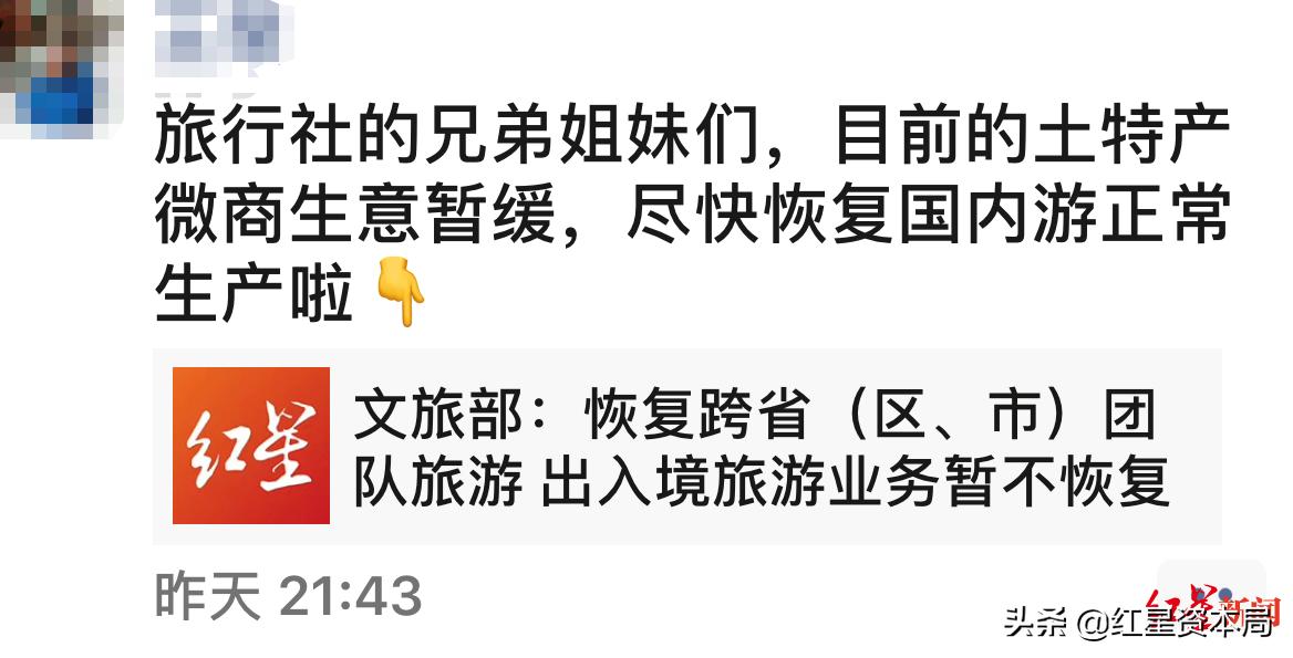 旅游人悲喜6小时:卖特产卖保险考虑卖房挺过173天,及时雨来了