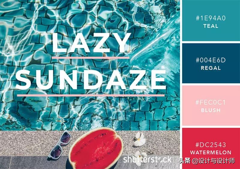 设计色彩总结200字左右,设计配色6种颜色