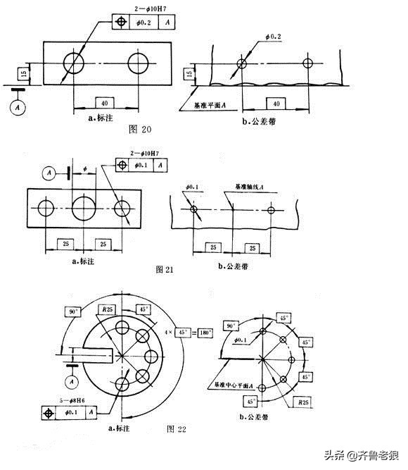 图纸上形位公差详细图解,图纸的通用公差