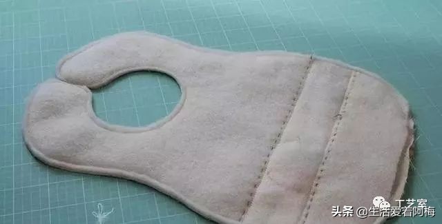 1-3岁宝宝专用围兜有袖子,宝宝布兜制作方法