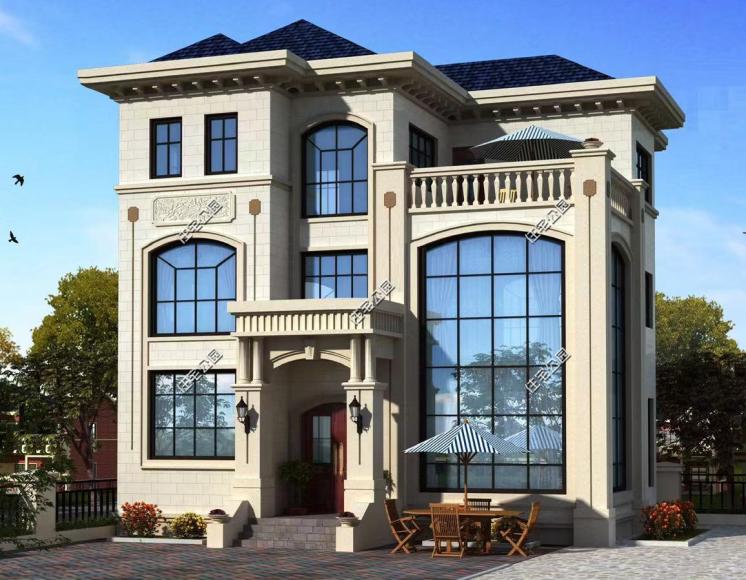 这栋农村别墅到底盖得有多好？光基础就花30吨水泥，惊艳十里八乡