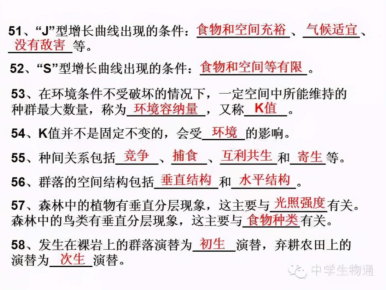 高中生物复习资料必修一,高中生物复习资料大全2019