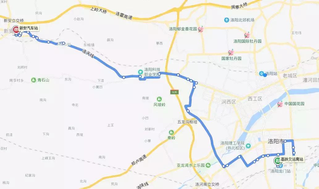 洛阳市区到县城公交车,洛阳龙门到济源城际公交时刻表