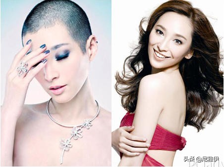女明星光头的照片,女星光头形象盘点