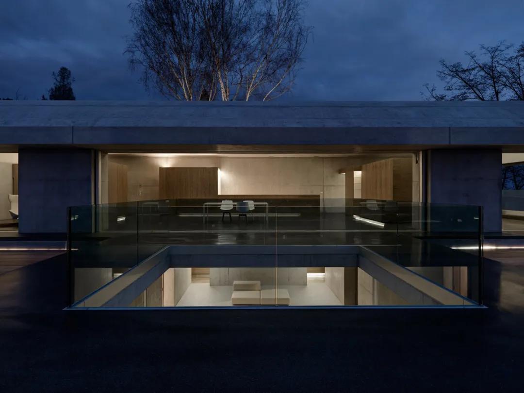 中式极简混凝土别墅设计,清水混凝土极简别墅