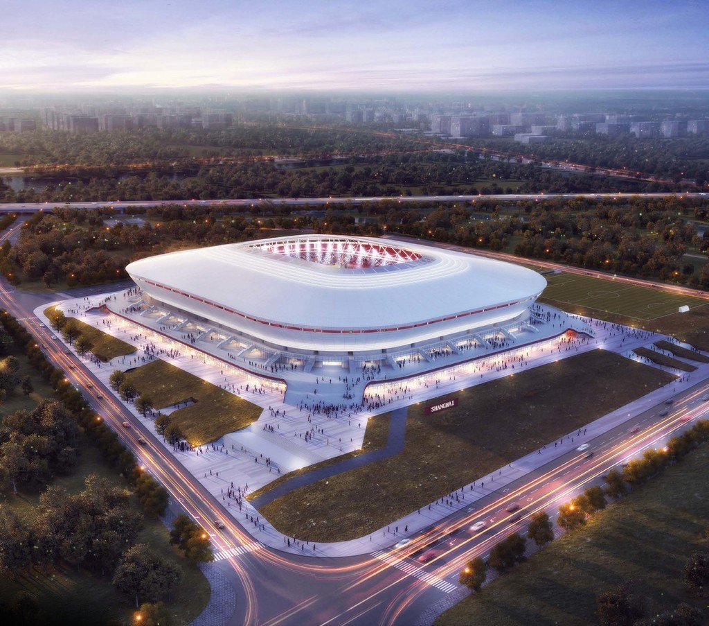 中国专业足球场,中国在建的专业足球场