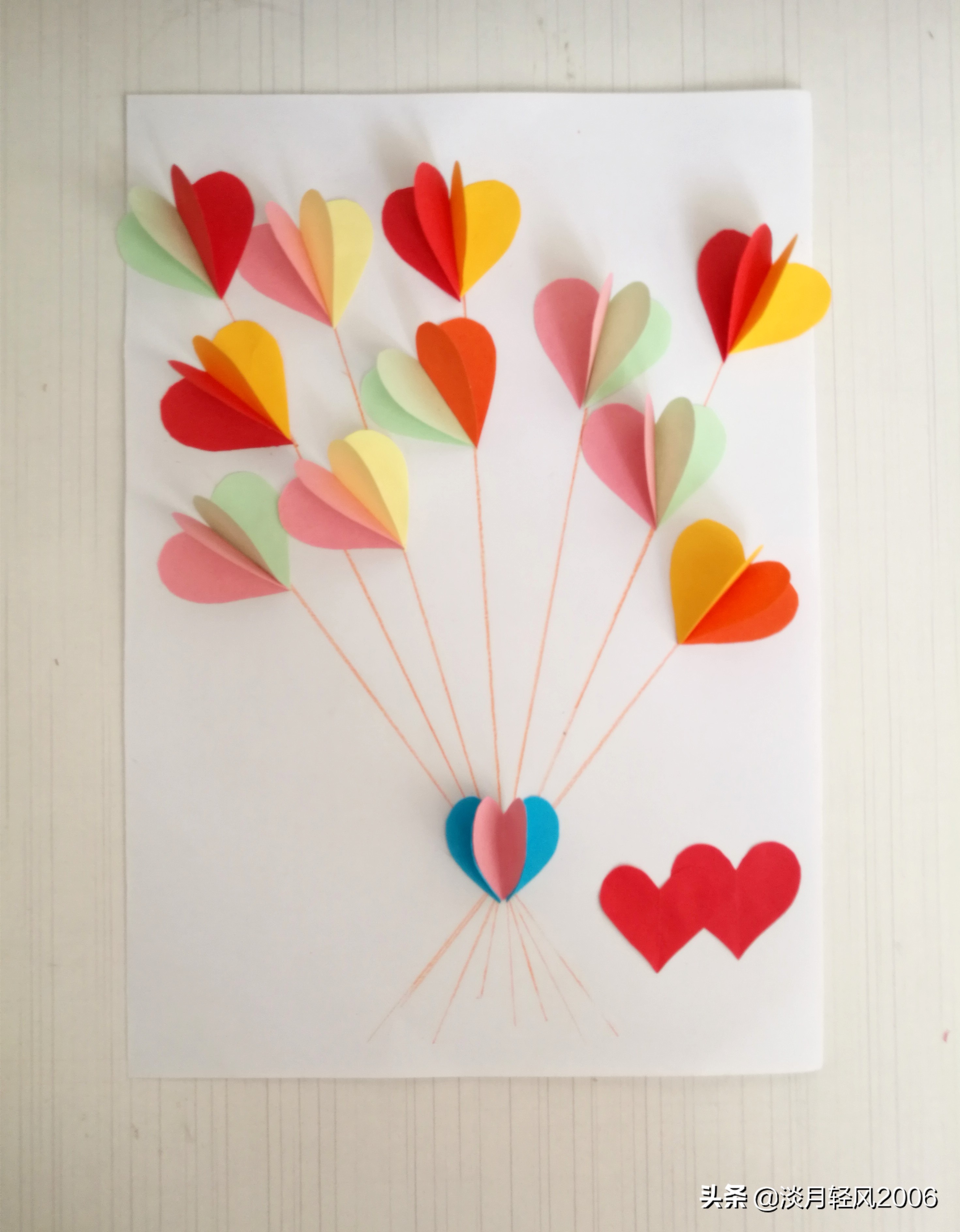 用卡纸做母亲节贺卡又简单又好看,怎么用小卡纸做母亲节的贺卡