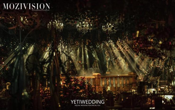 法式花园沉浸式婚礼,法式森林风格婚礼设计