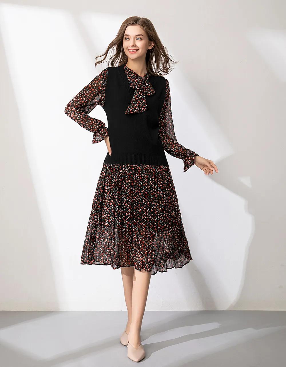 碎花裙这样选好看又显气质,浪漫碎花裙