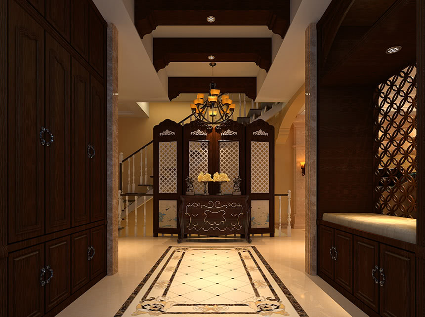 襄阳轻奢装修效果图大全,美式轻奢样板间图片别墅