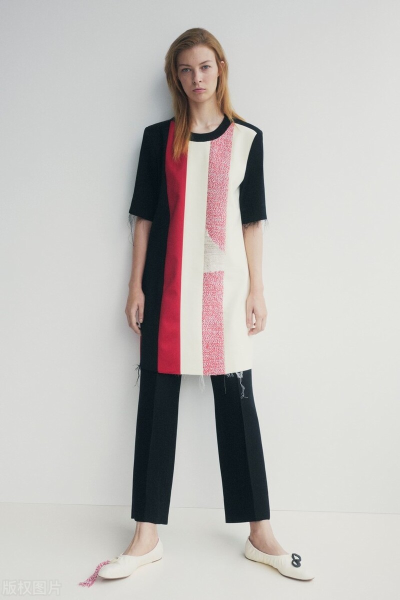 tee条纹搭配图片,条纹t恤这样穿才好看