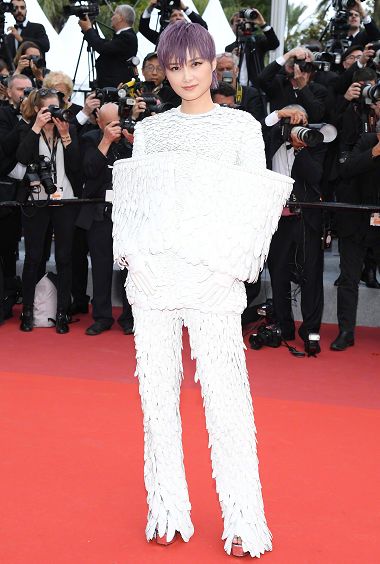 戛纳金棕榈霸王别姬红毯,2018戛纳红毯中国