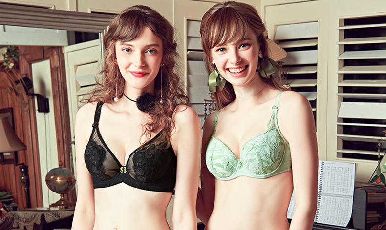 大胸妹专属内衣店，拒绝大妈look