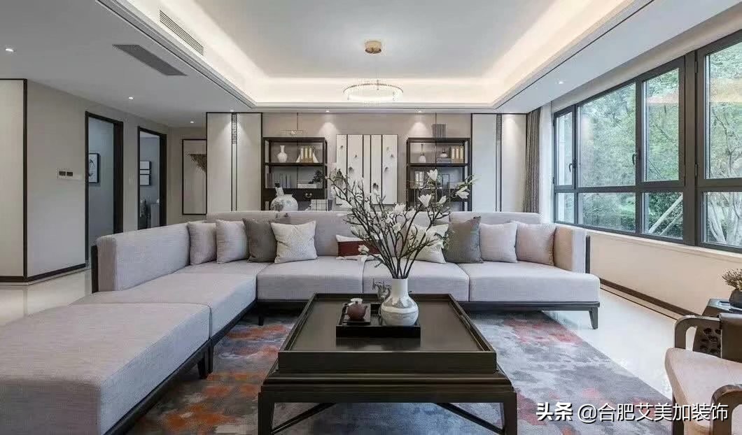 水墨兰庭样板房,水墨兰庭86平装修