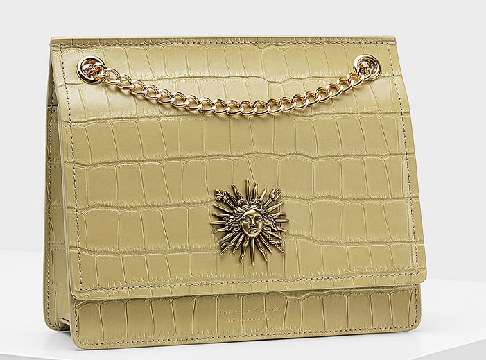 vh太阳神菱格单肩包测评,vh经典复古太阳神女包测评