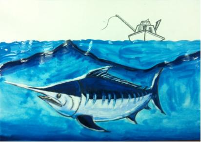 儿童画创意画鱼,儿童绘画鱼创意画