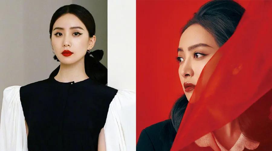 王鸥异瞳猫眼妆,单眼皮超好看的猫眼妆