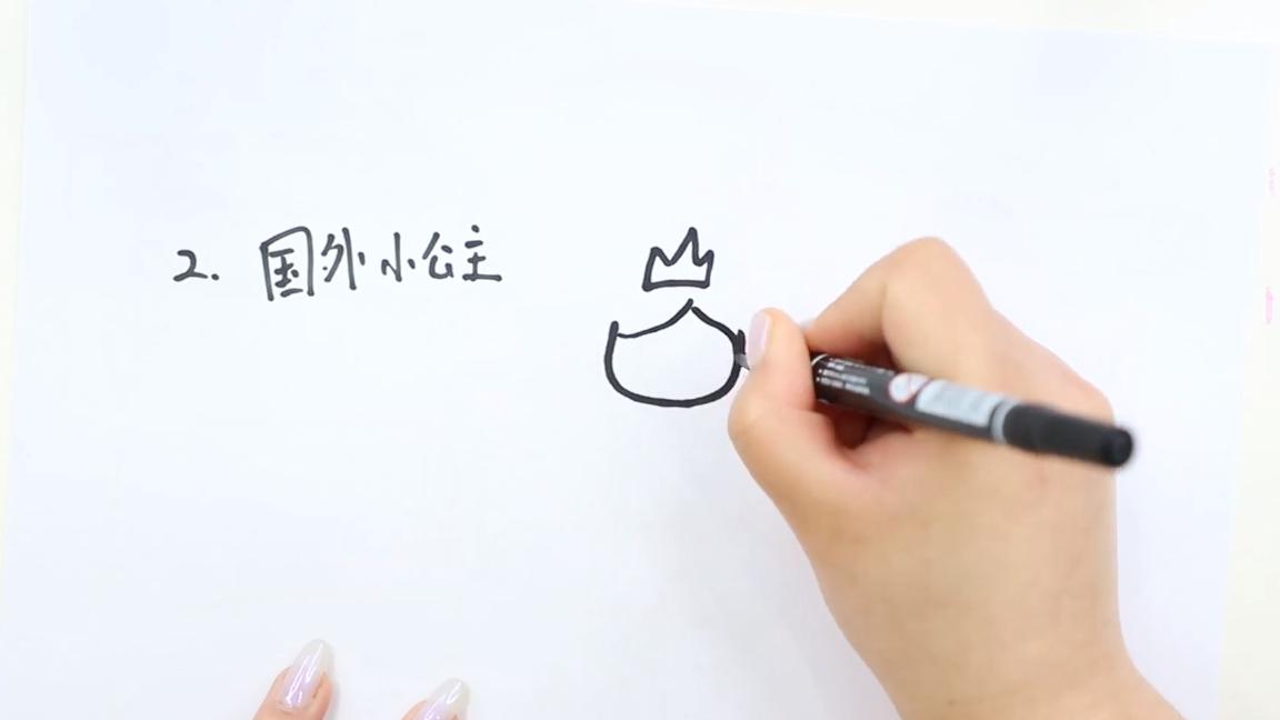 100个小公主画法,可爱卡通小公主画法叶罗丽