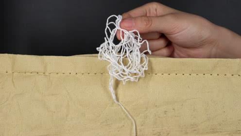 大米袋子如何拆解最轻松,最快速的拆大米袋子方法