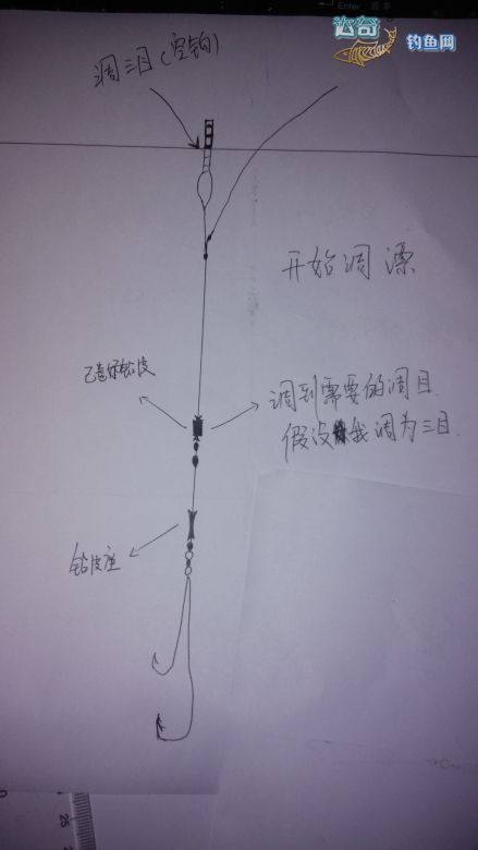 野钓跑铅线组怎么调,台钓手竿滑铅钓法教学