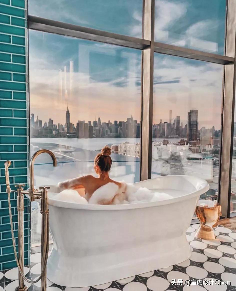 主卧室要装浴缸应该怎么设计,家用浴缸设计