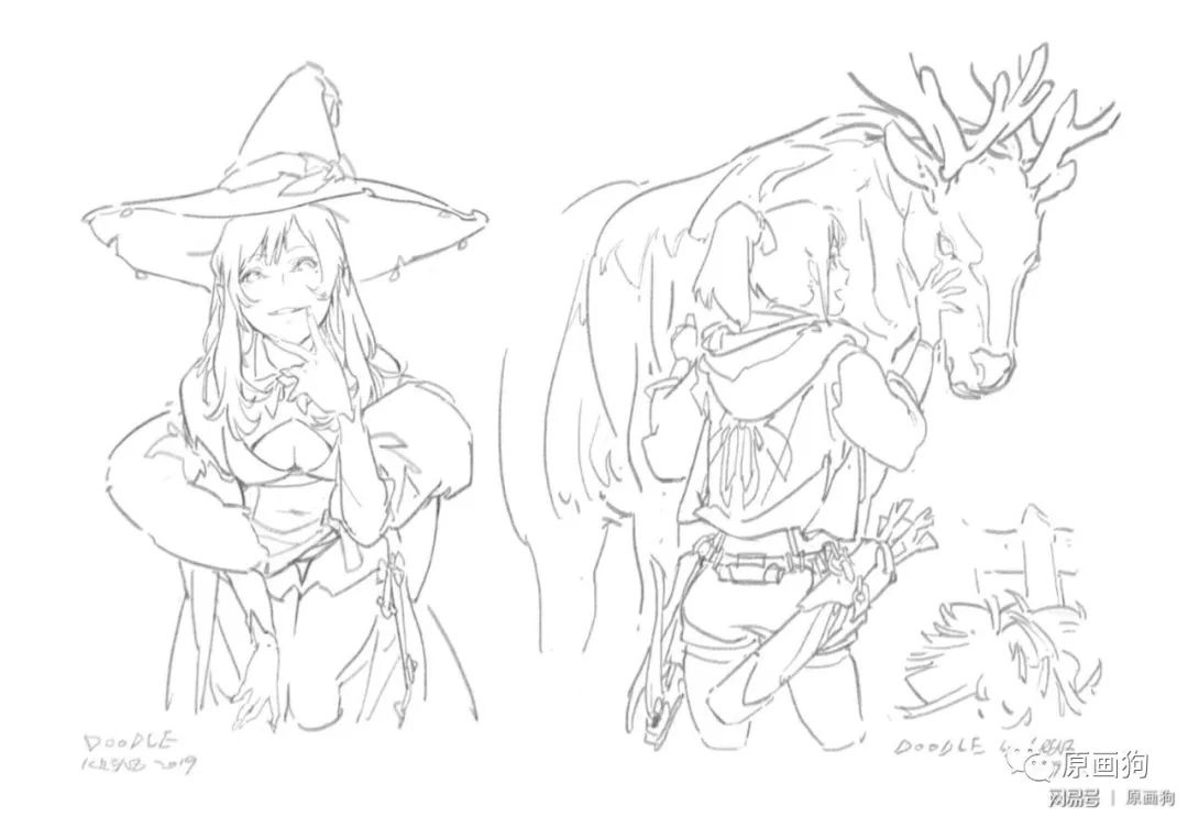 二次元人物画法基础教程板绘,二次元新手绘画教程素描