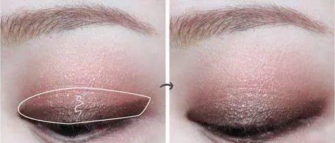 圆脸单眼皮眼妆教程日常化妆,大圆脸单眼皮欧美妆教程