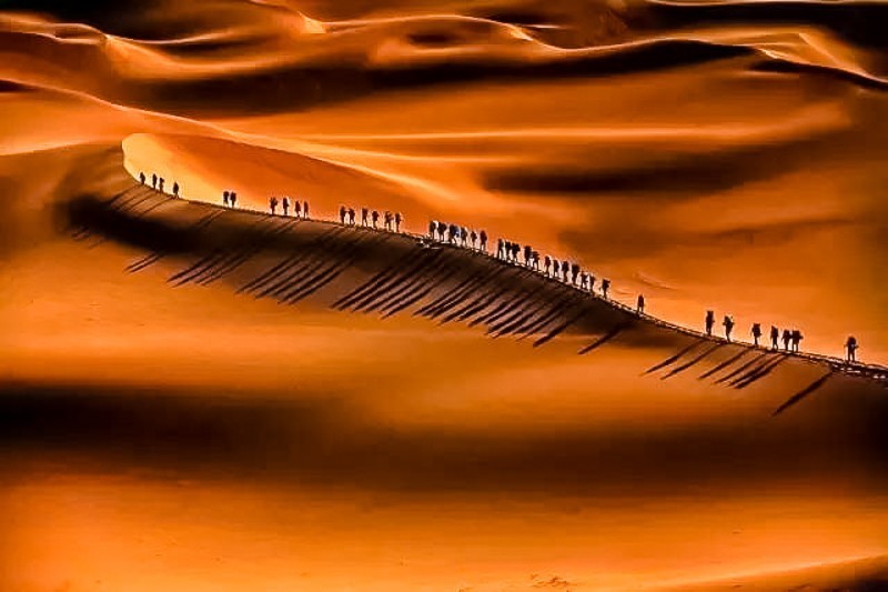 2022库布齐沙漠比赛时间,库布齐沙漠徒步全部视频