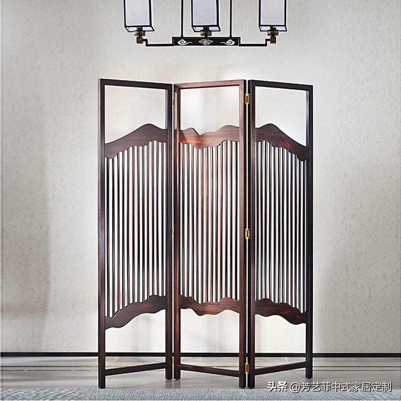 家居实木屏风,新中式实木屏风隔断