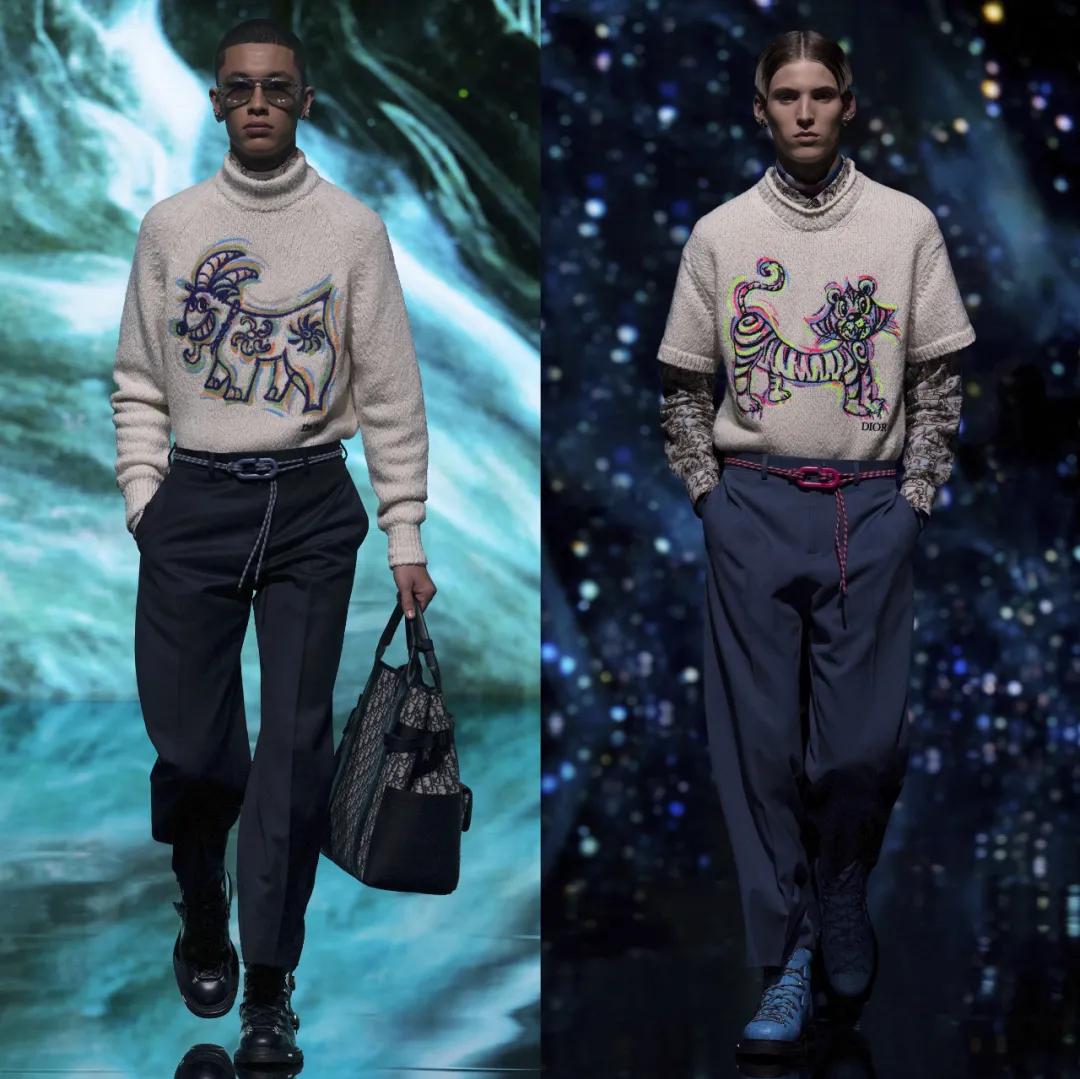 dior杨颖星空裙,dior星空大秀