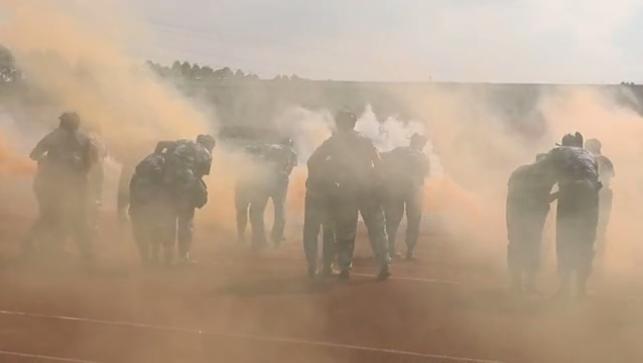 真人版穿越火线军训,有真人cs军训的大学