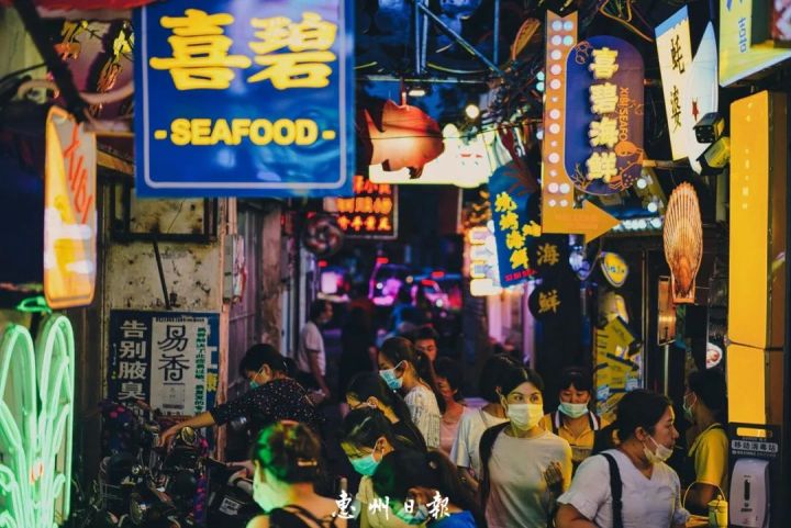 惠州博罗夜色,夜色惠州西湖