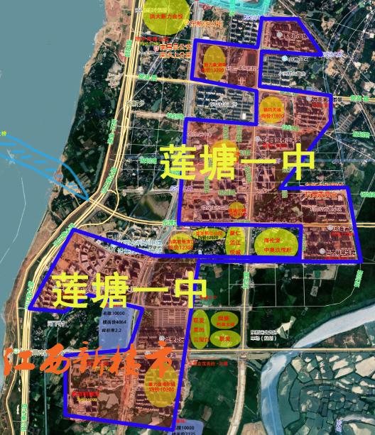 南昌青云谱学区划分最新规划,南昌2024小学区划分图青云谱