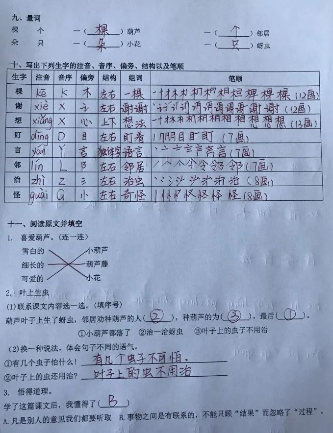 二年级语文半期考复习资料,二年级语文积累运用的复习方法