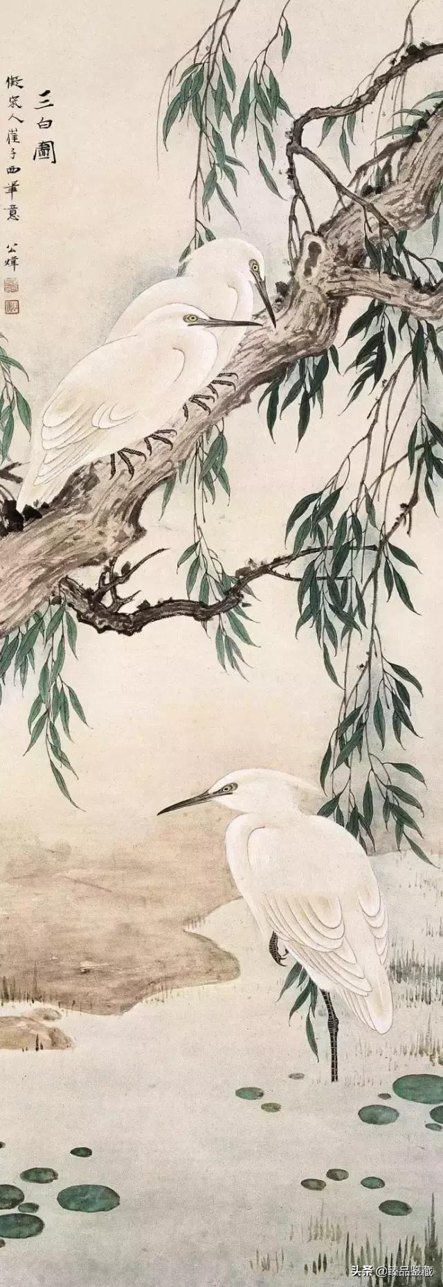 工笔大师田世光,工笔画大师田世光画孔雀好美