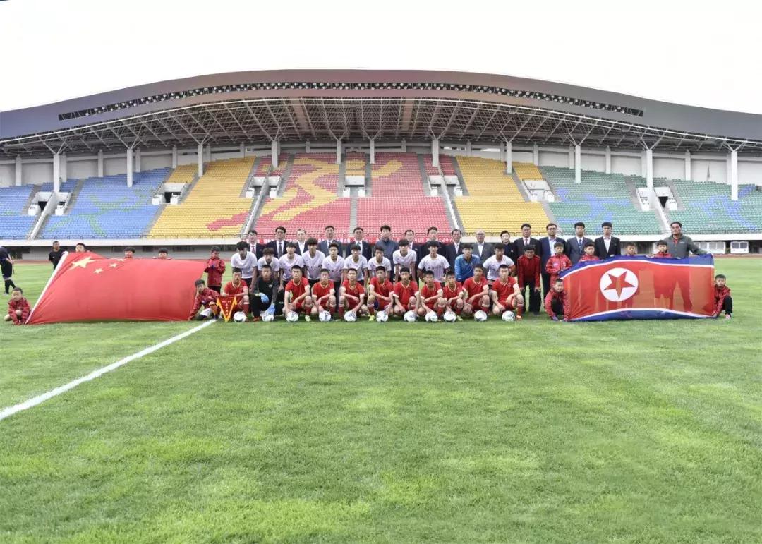 ​中国珲春市-朝鲜罗先市缔结友好城市关系二十周年青少年足球赛开赛