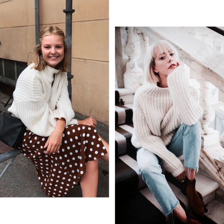 毛衣买多重的版型最好,哪种款式的毛衣比较百搭