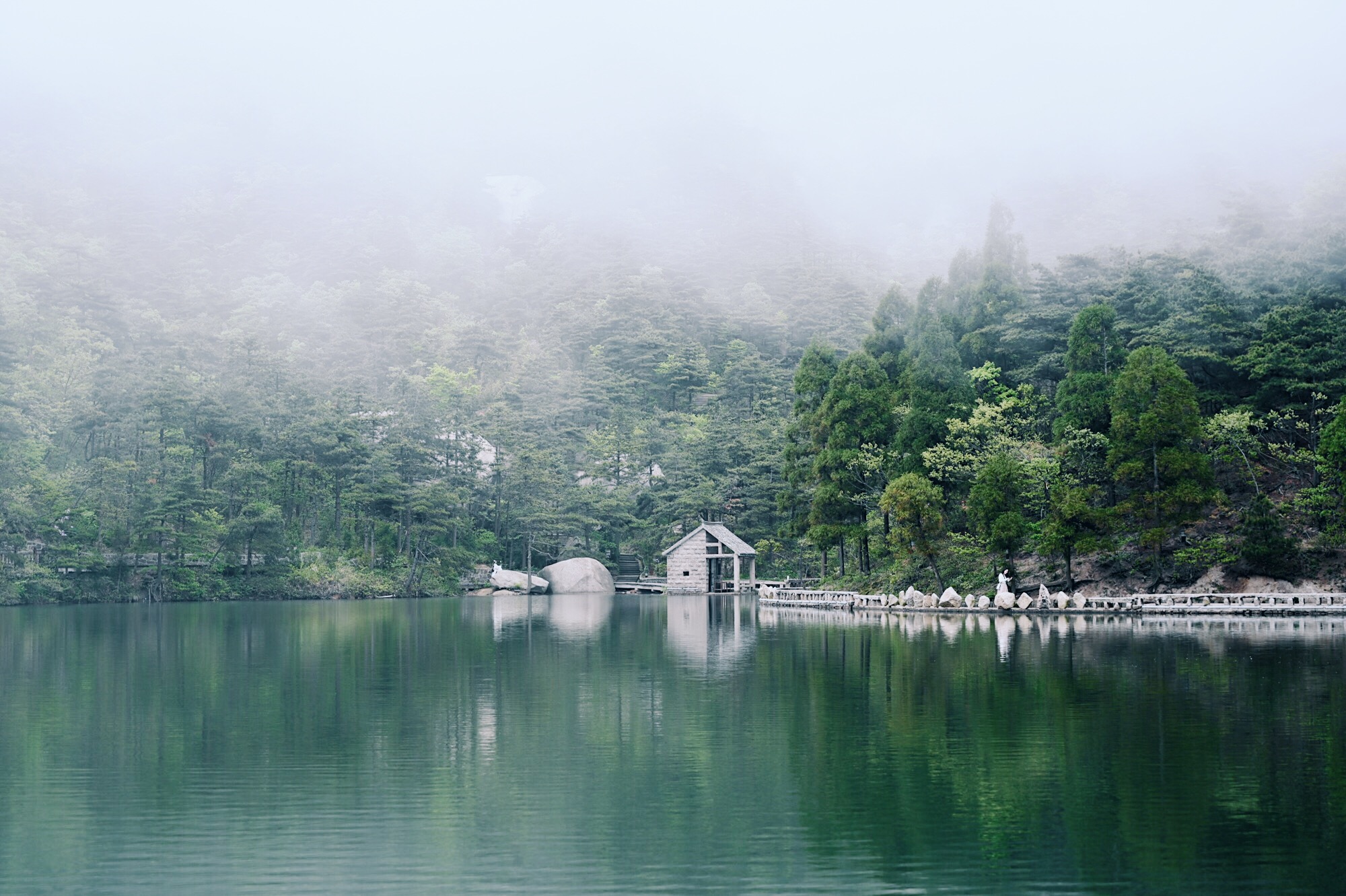 安徽最大的人工湖黄山太平湖,安徽人工湖