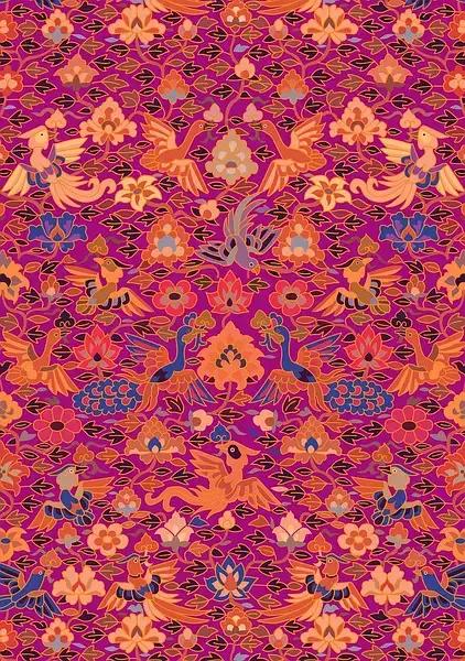 庄重华美的中国古典纹样,东方纹样图植物