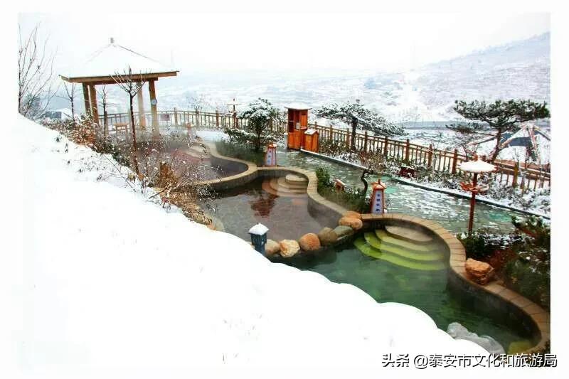 泰山温泉城景区,天冷了就来金沙滩温泉