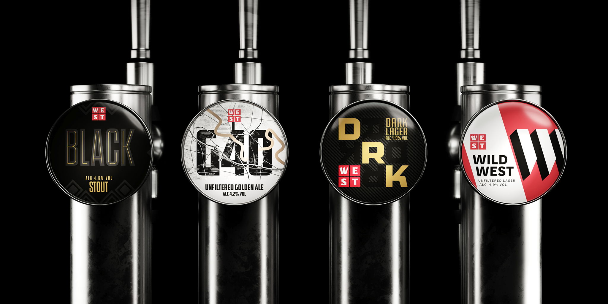 啤酒品牌视觉设计,鲜啤酒设计风格