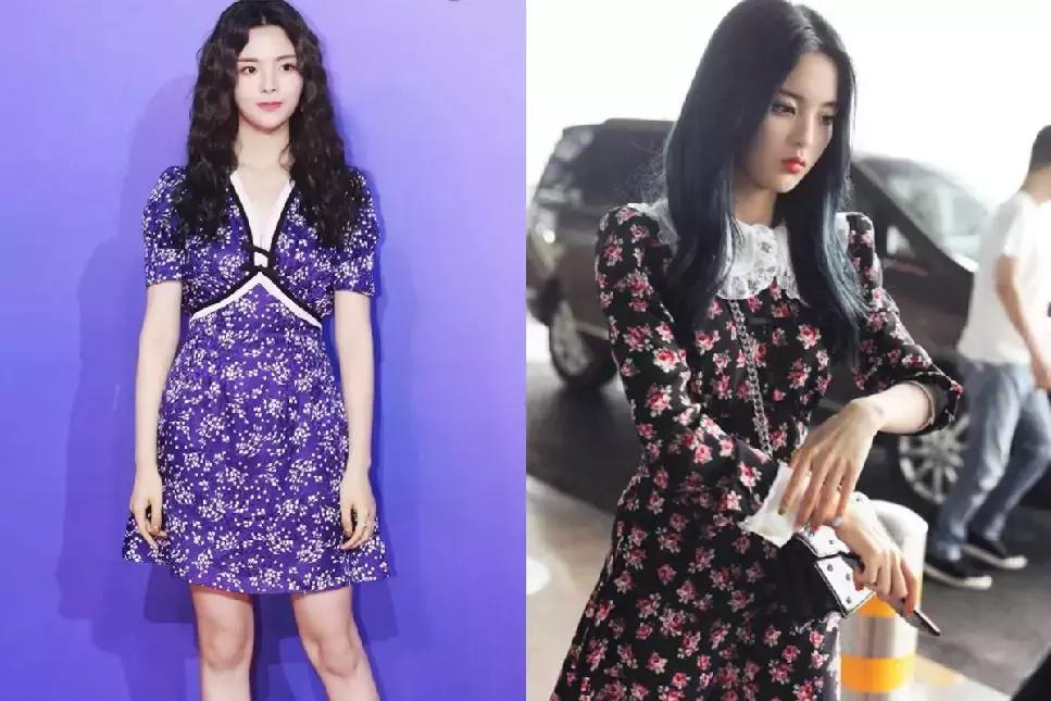 泫雅、迪丽热巴、关晓彤的印花裙，谁的品味更好？