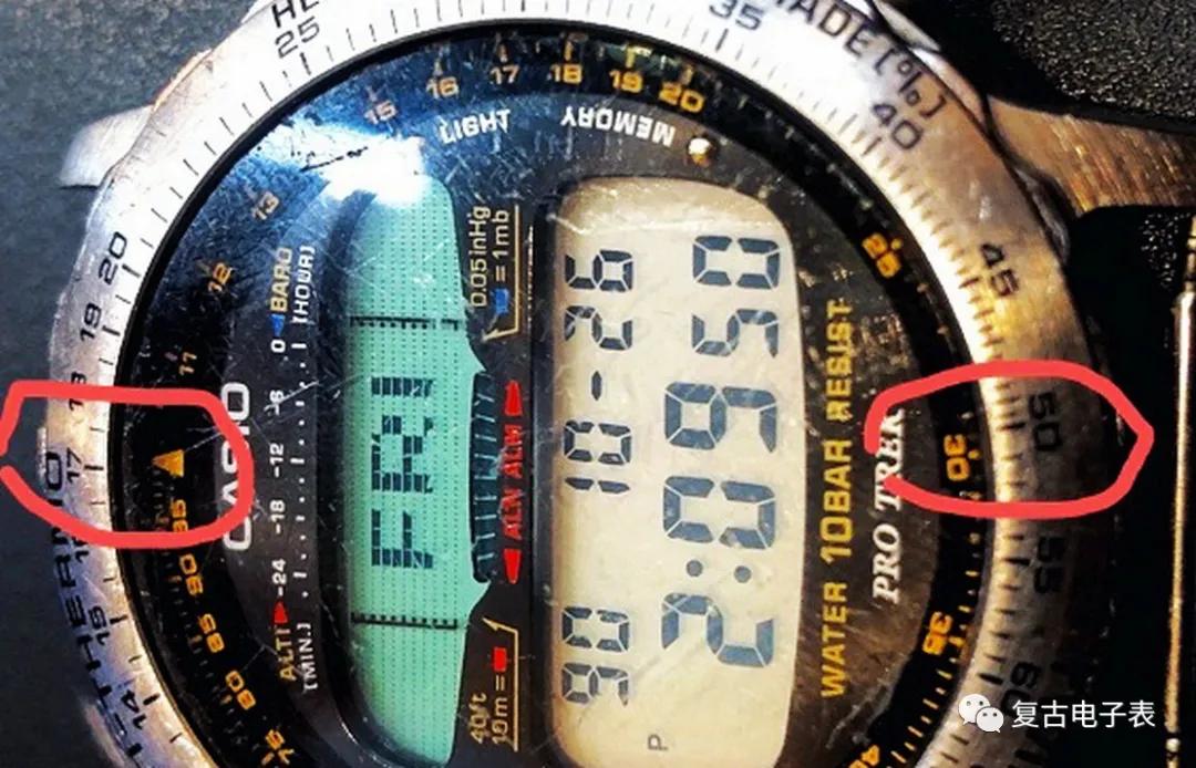 搭载多重边框计算方式的双重感应器CASIOalt7000